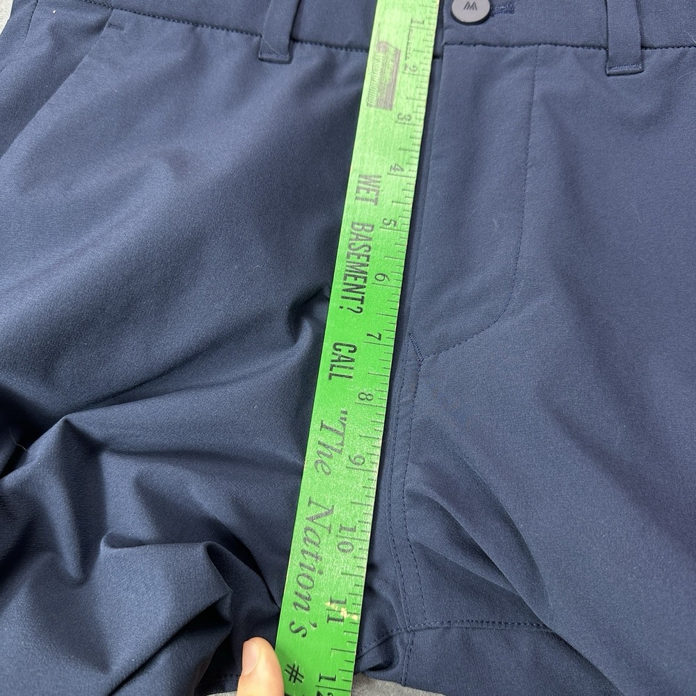 Mizzen Main Helmsman Slim Fit Performance Stretch Pants 32x30 Mens Blue Chino - Picture 6 of 10